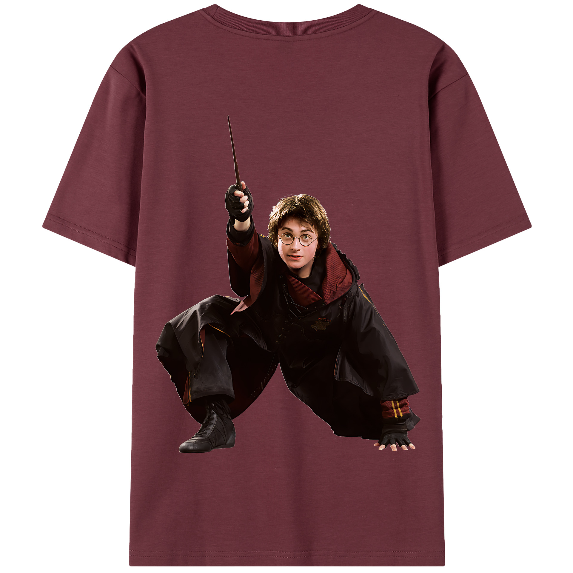 （画像用） Harry Potter ハリー・ポッターシリーズ 綿100％半袖Tシャツ（背面プリント）